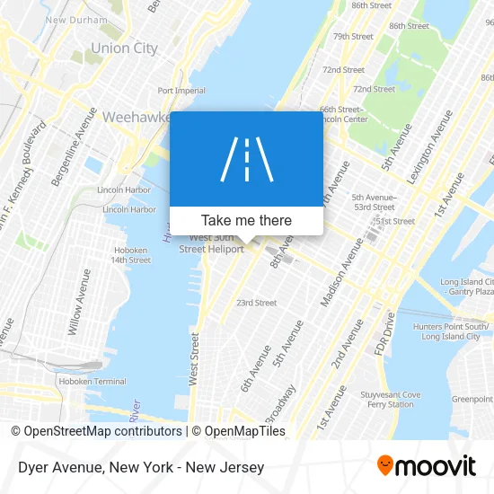 Dyer Avenue map
