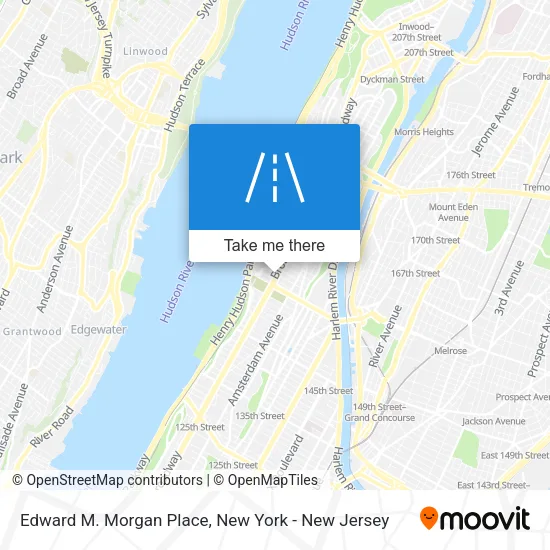 Edward M. Morgan Place map
