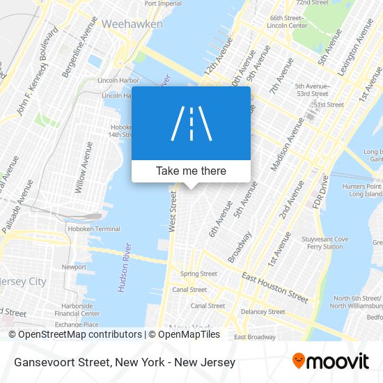 Gansevoort Street map