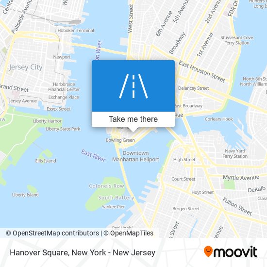 Mapa de Hanover Square