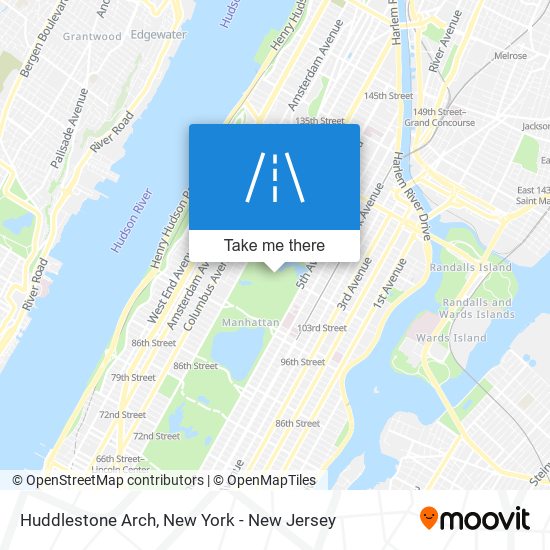 Huddlestone Arch map