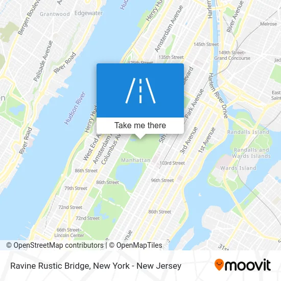 Ravine Rustic Bridge map