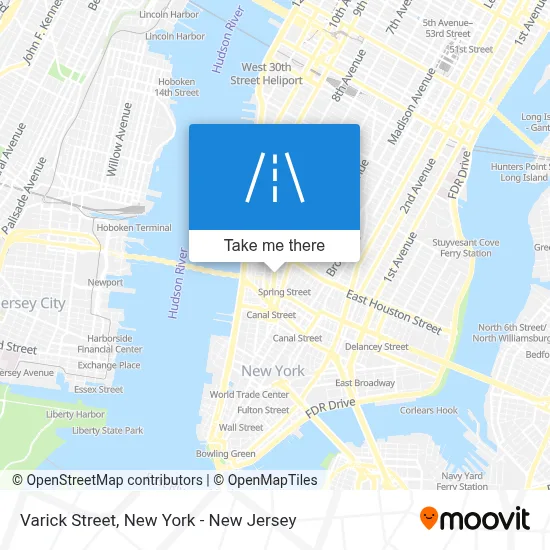 Varick Street map