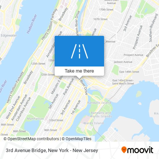 3rd Avenue Bridge map