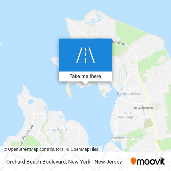 Orchard Beach Boulevard map