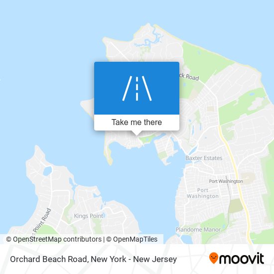 Orchard Beach Road map