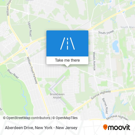 Mapa de Aberdeen Drive