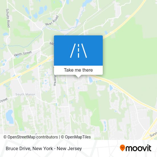 Bruce Drive map