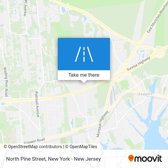 Mapa de North Pine Street