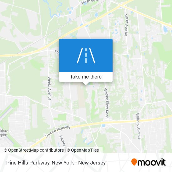 Mapa de Pine Hills Parkway