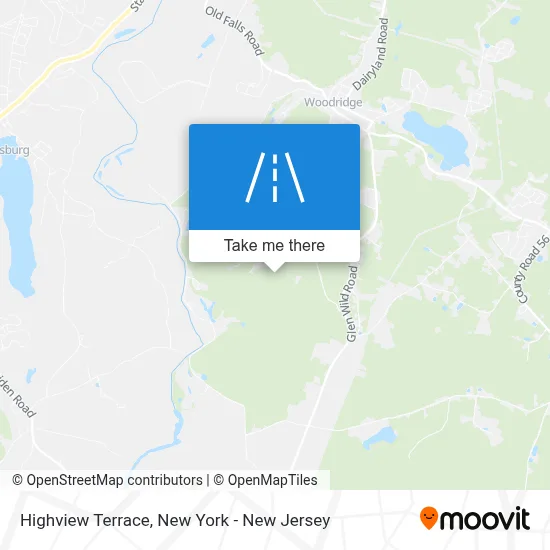Highview Terrace map
