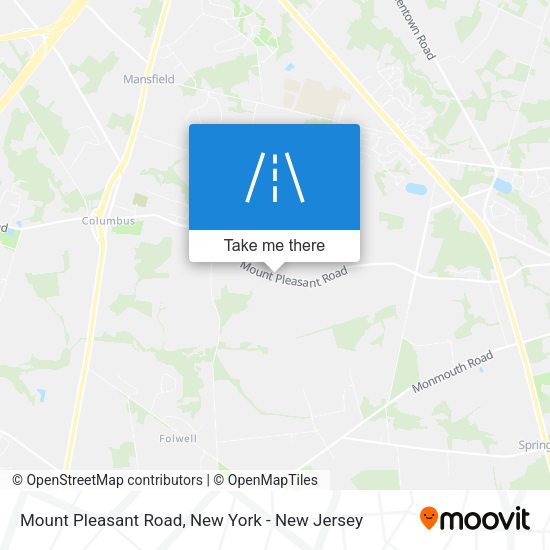 Mount Pleasant Road map