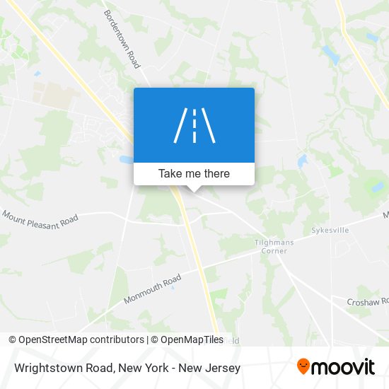 Mapa de Wrightstown Road