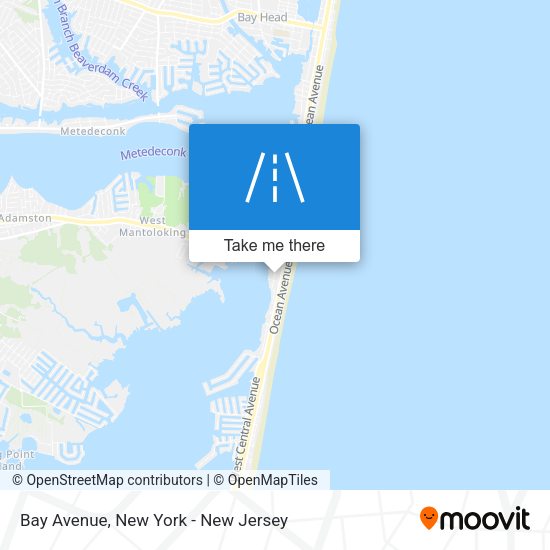 Bay Avenue map