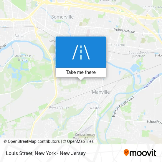 Louis Street map