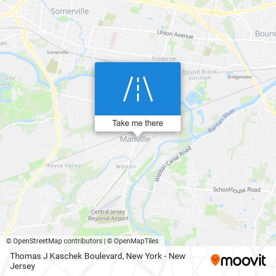 Mapa de Thomas J Kaschek Boulevard