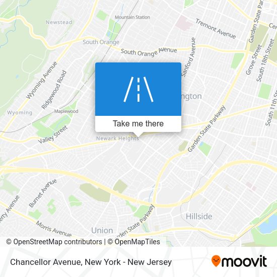 Mapa de Chancellor Avenue