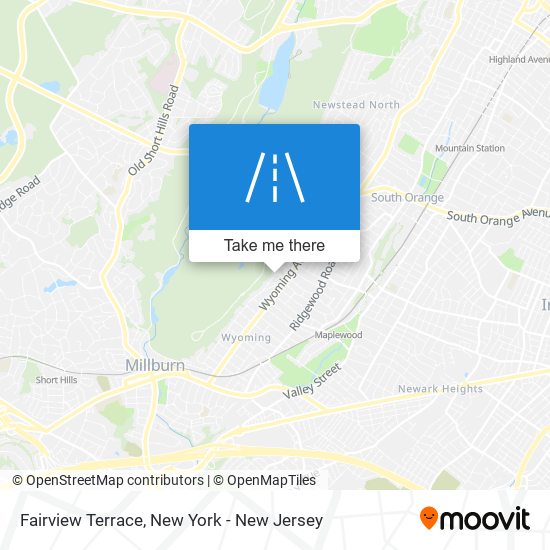 Fairview Terrace map