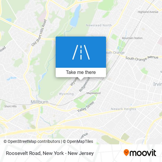 Roosevelt Road map