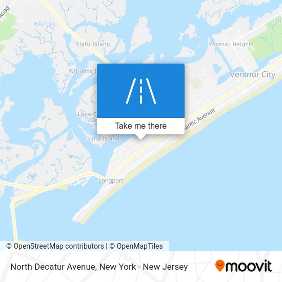 North Decatur Avenue map