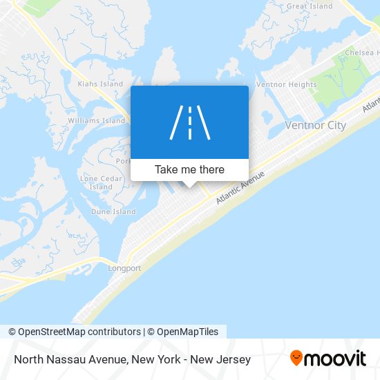 North Nassau Avenue map