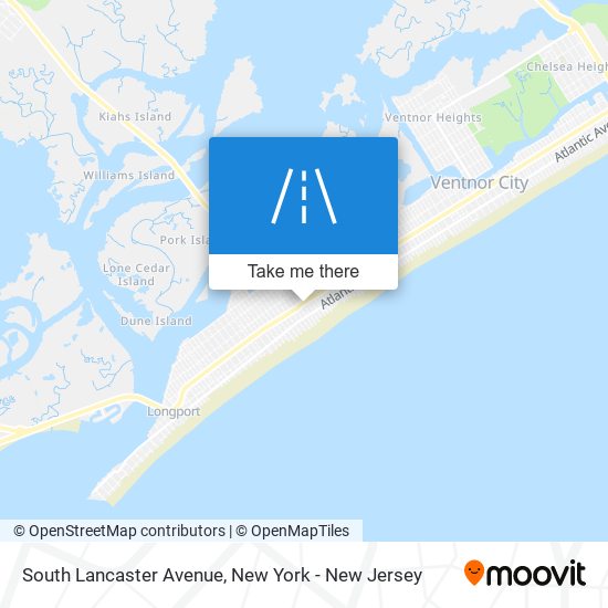 South Lancaster Avenue map