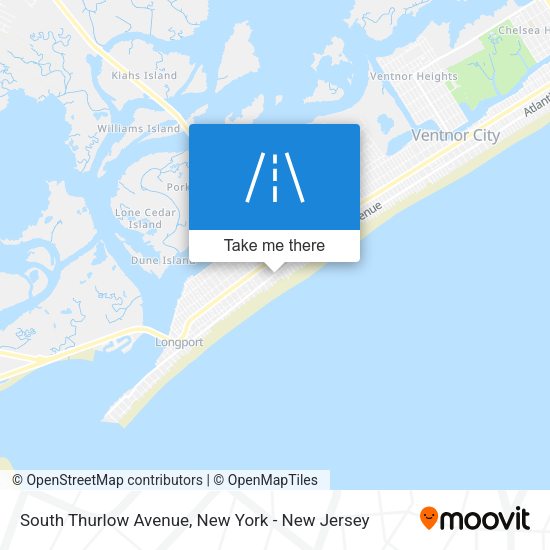 South Thurlow Avenue map