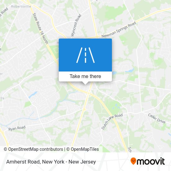 Mapa de Amherst Road