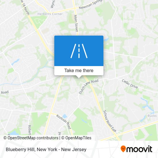 Mapa de Blueberry Hill