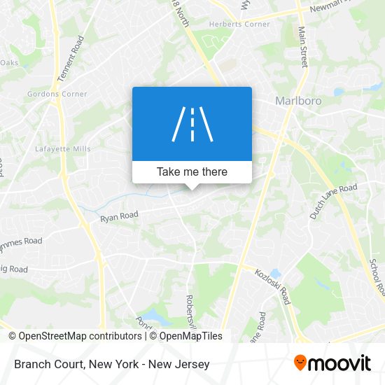 Mapa de Branch Court