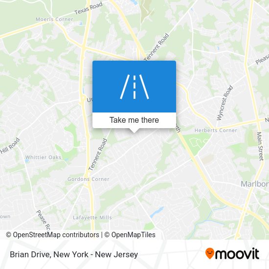 Brian Drive map