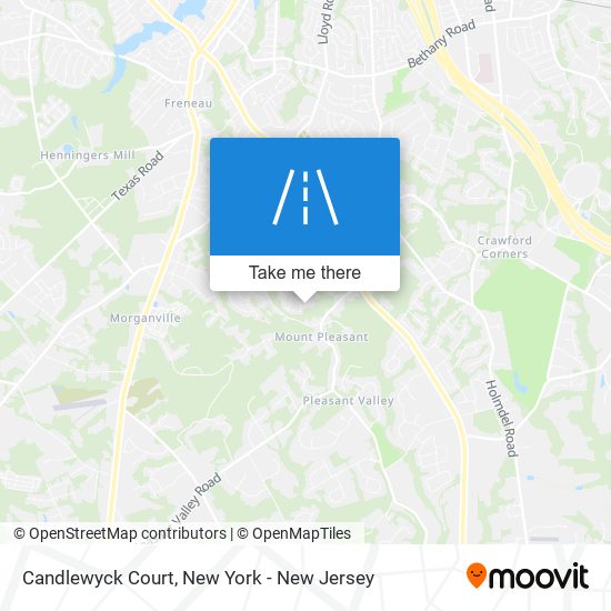 Mapa de Candlewyck Court