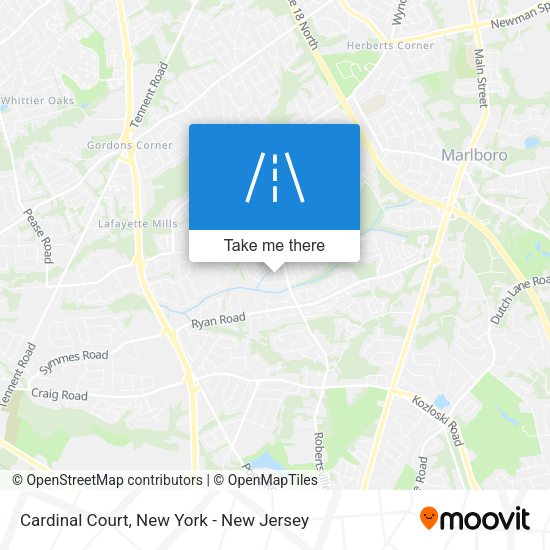 Mapa de Cardinal Court