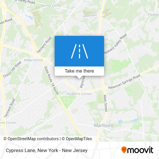Mapa de Cypress Lane