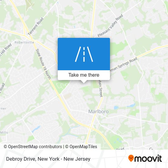 Debroy Drive map