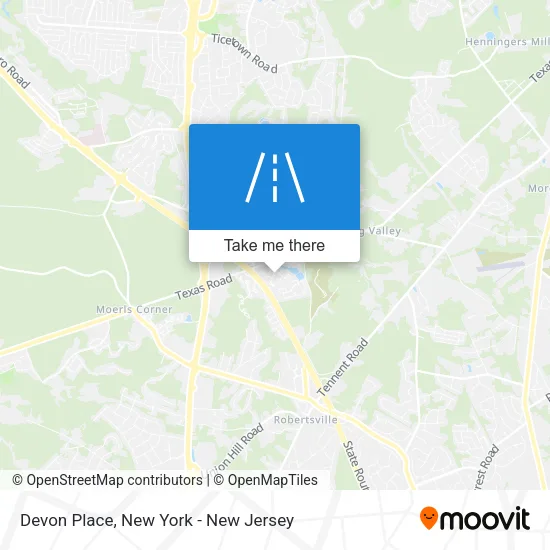 Mapa de Devon Place