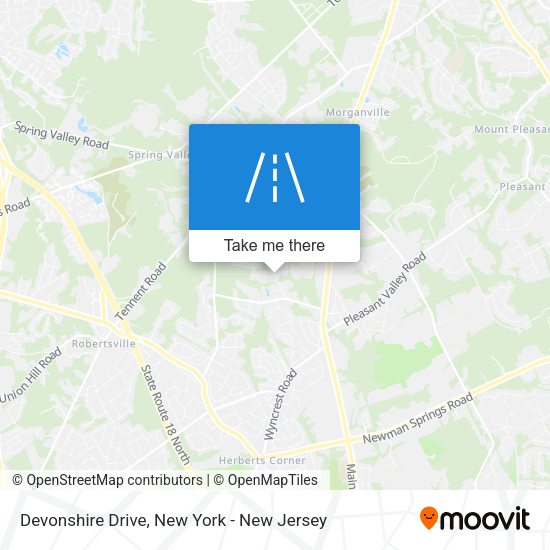 Mapa de Devonshire Drive