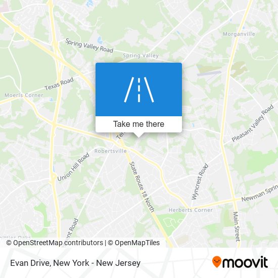 Evan Drive map