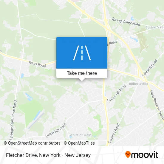 Fletcher Drive map