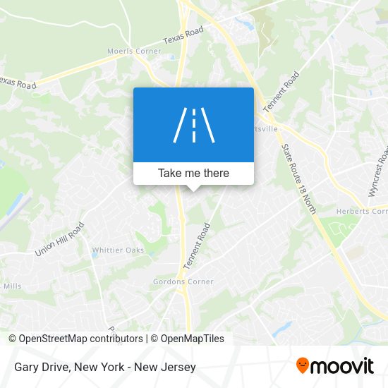 Gary Drive map