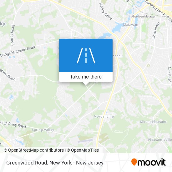 Mapa de Greenwood Road