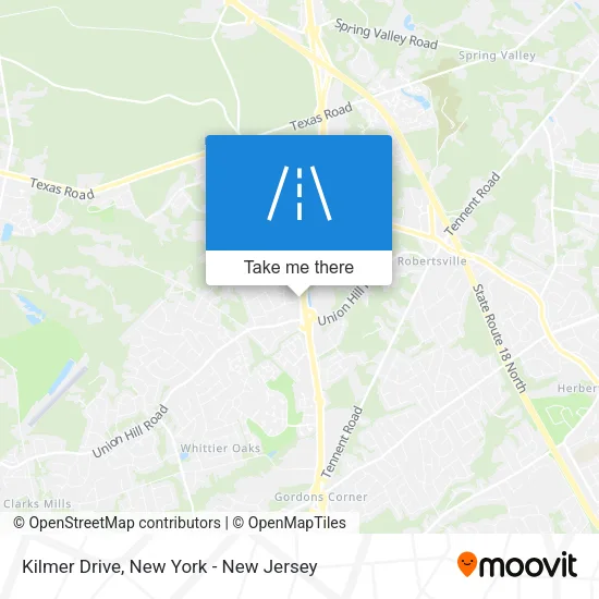 Kilmer Drive map