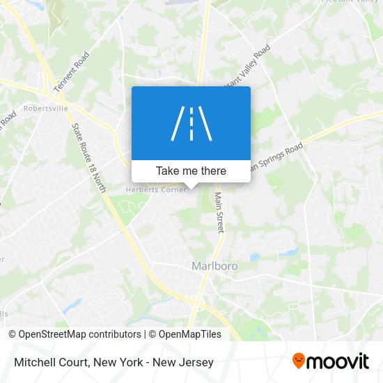 Mapa de Mitchell Court