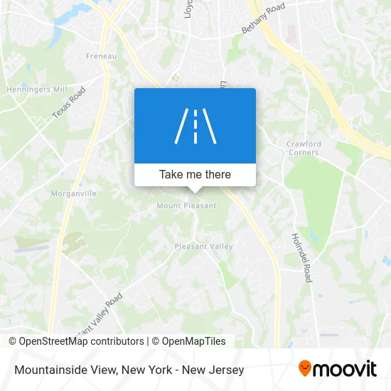 Mountainside View map
