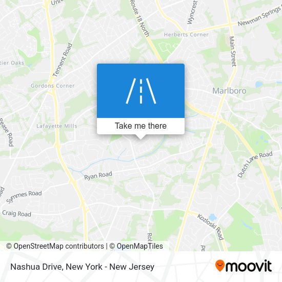 Mapa de Nashua Drive