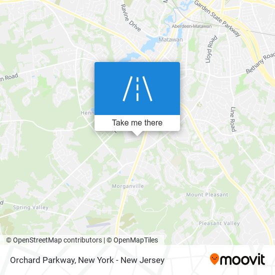 Orchard Parkway map