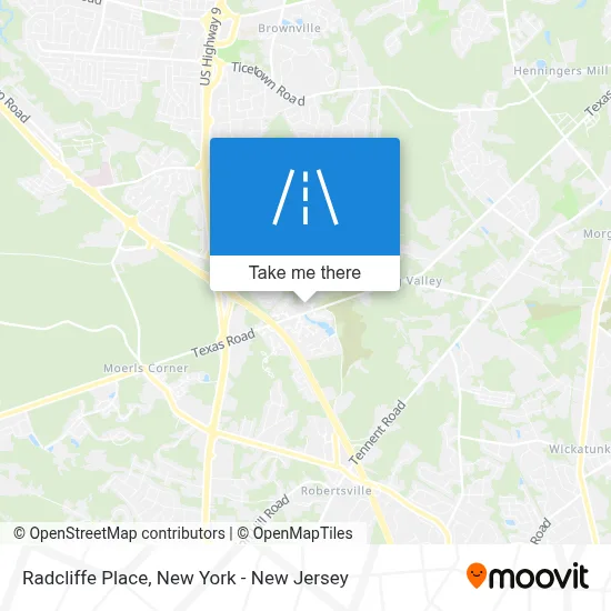 Radcliffe Place map