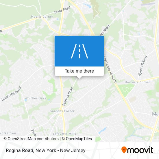 Regina Road map