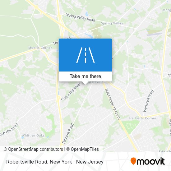 Mapa de Robertsville Road