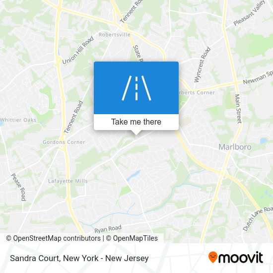 Mapa de Sandra Court